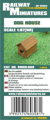 Hundehütte scale 1:87 (H0)