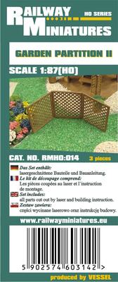 Garten Trennwand II scale 1:87 (H0)