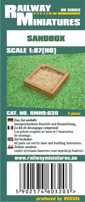 Sandkasten. scale 1:87 (H0)