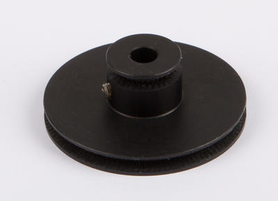 Schnurlaufrolle, Aluminium, Schwarz, D = 60 mm D310