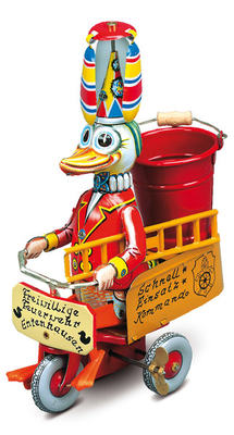 Feuerwehr-Ente (Aufzugswerk)